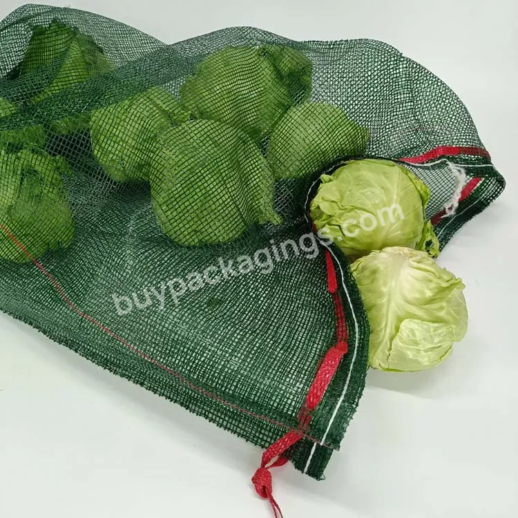 Plastic 25kg Pp Mesh Bag Vegetables Packing Onion Potatoes Garlic Packing Bags
