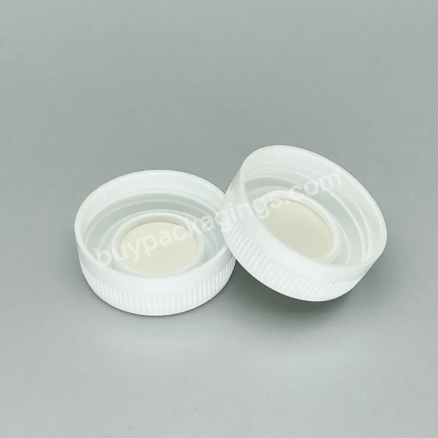 Plastic 29mm Child Safety Crc Screw Bottle Caps With White Clear Color For Tablet Bottles - Buy Safety Crc Bottle Caps,Plastic Crc Cap,Caps For Tablet Bottle.