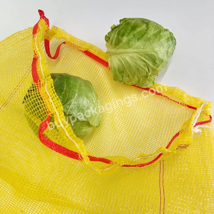 Plastic 50x80 Packing Pp Vegetable Net Bag 50kg Potato Garlic Fruit Orange Firewood Mesh Bag Onions Bags