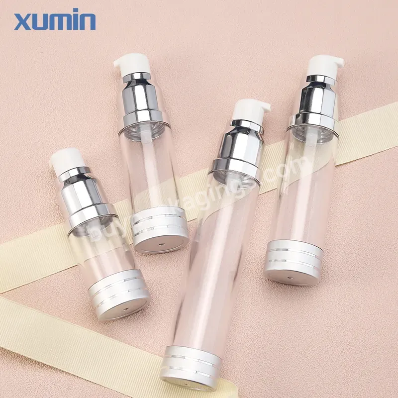 Plastic Airless Pump Lotion Bottles 10ml 15ml 20ml 30ml 30 Ml Serum Airless Bottle For Luxury Clear Airless Bottles