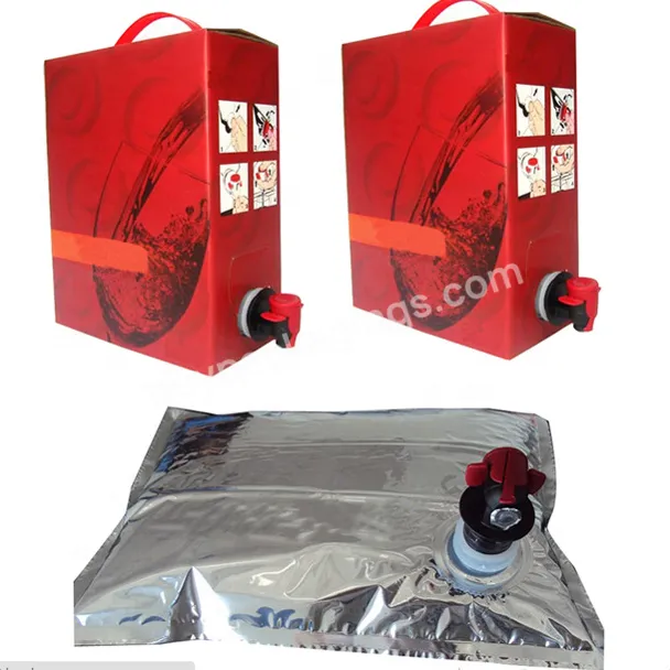 Plastic Bag In Box For Milk Apple Juice Bag Packaging