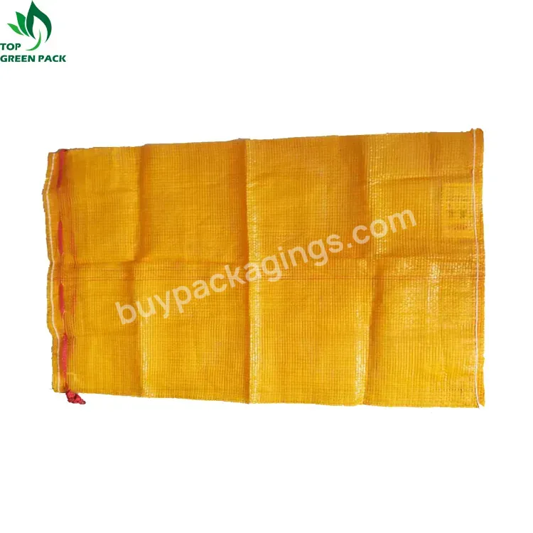 Plastic Best Selling Onions Bag Pe Raschel Mesh Bags For Packing Potato