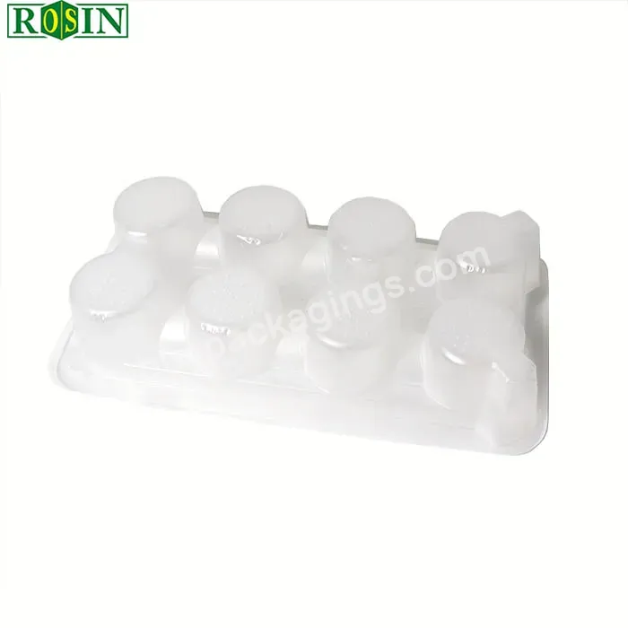 Plastic Blister Mochi Tray Pp Pet Food Grade 6 8 Holes Box Mochi Ice Cream Tray