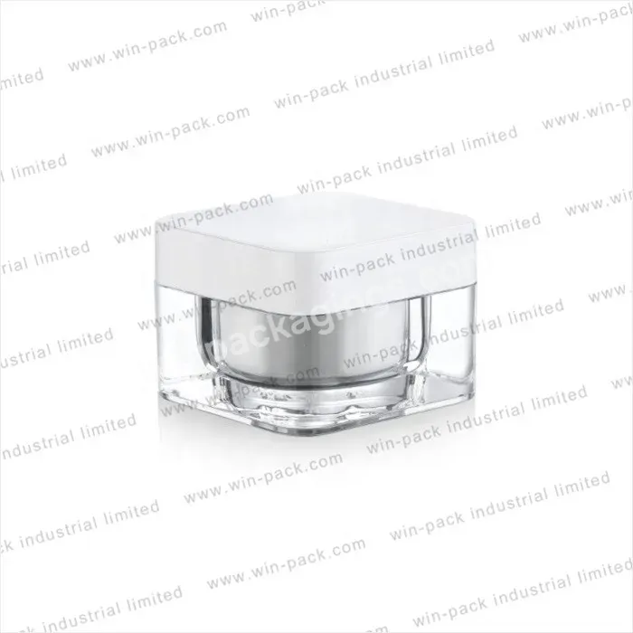 Plastic Bottle 5g 30g 50g Cosmetic Pack Small Jar Face Skin Cream Beauty Sample Container Empty Acrylic Jar