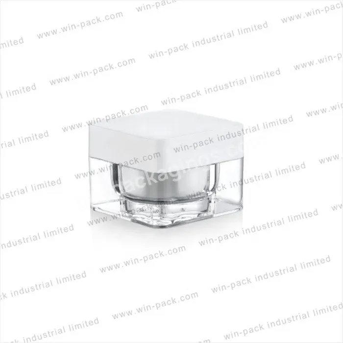 Plastic Bottle 5g 30g 50g Cosmetic Pack Small Jar Face Skin Cream Beauty Sample Container Empty Acrylic Jar