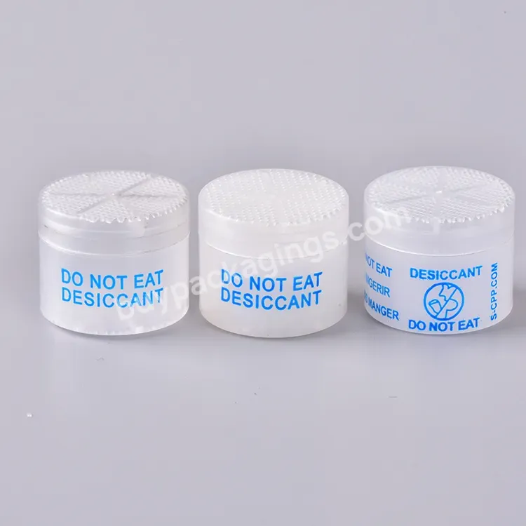 Plastic Bottle Cylinder Desiccant Silica Gel Canister For Pharmaceutical Packaging 2g Desiccant - Buy Silica Gel Desiccant In Bottle,Bottle Desiccant Canister,Canister Desiccant For Pharmaceutical.