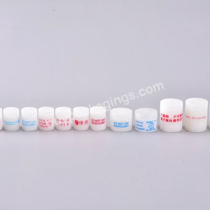 Plastic Bottle Packed Canister Silica Gel Cylinder Desiccant Plastic Vitamin Medicine Tubes Desiccant Desiccant Container