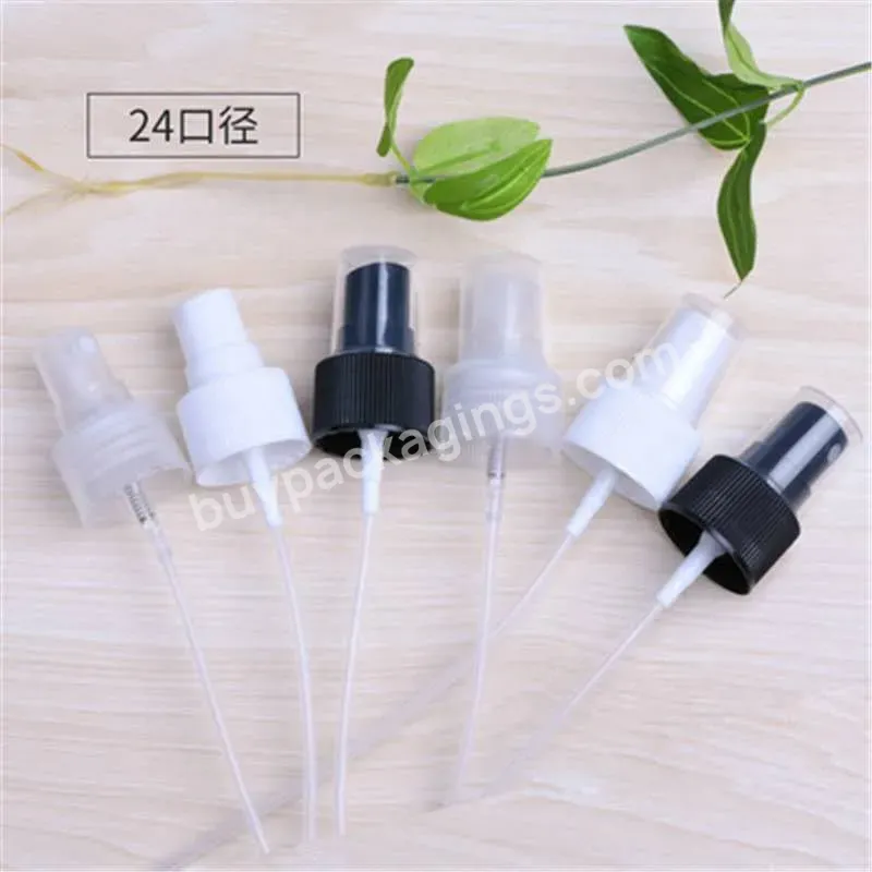 Plastic Bottle Use Black Fine Mist Sprayer 13/18/20/24/410 Spray Caps Replacement Pump Top With Lid