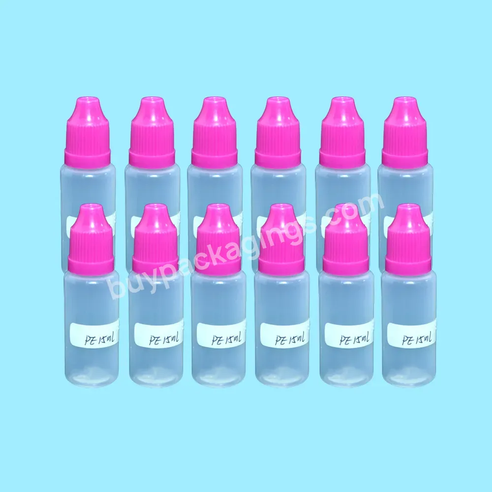 Plastic Bottles 5ml 10ml 20ml 30m 50ml 60ml 100ml 120ml Plastic Oil Dropper Bottle 1oz 2oz Squeezed Bottle With Dropper