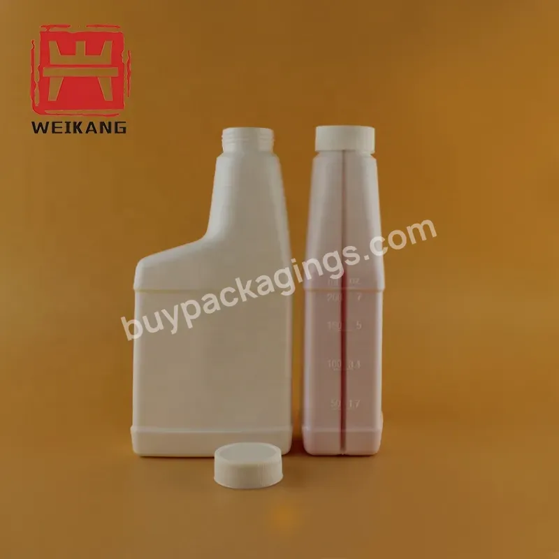 Plastic Bottles Oily Liquid 200ml White Oil Bottle For Automotive Synthetic Oil Power Steering Fluids Hydraulic Oil