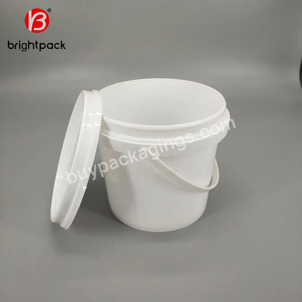 Plastic Bucket Supply 2l 5l 10l 15l 20l Round Plastic Bucket In Food Grade