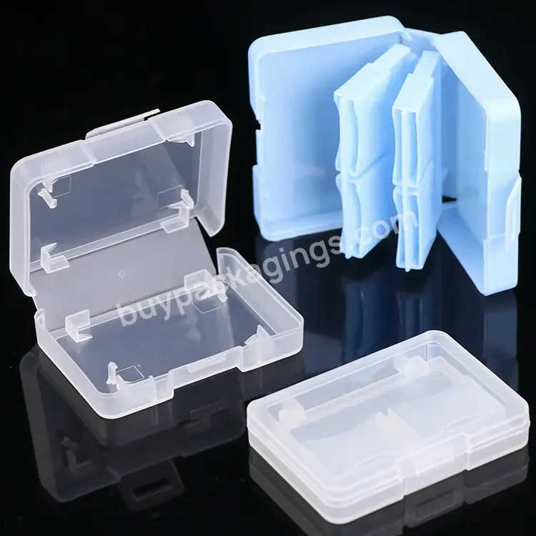 Plastic Cf Tf Sd Game Card Storage Box Card Holder Sd Memory Card Cases