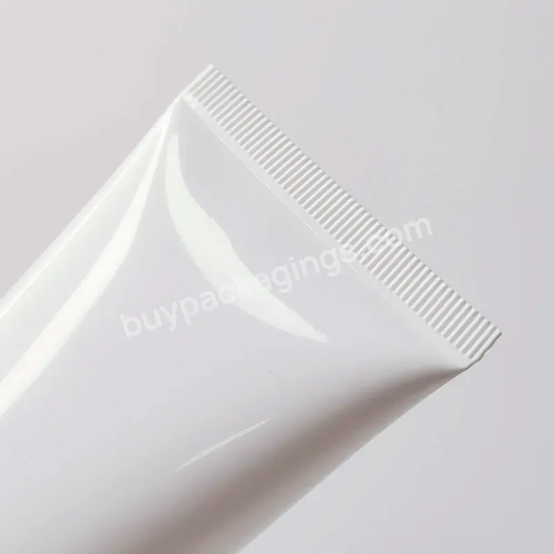 Plastic Cosmetic Package Hand Cream Hair Shampoo Skin Care White 100ml Pe Squeeze Soft Tube