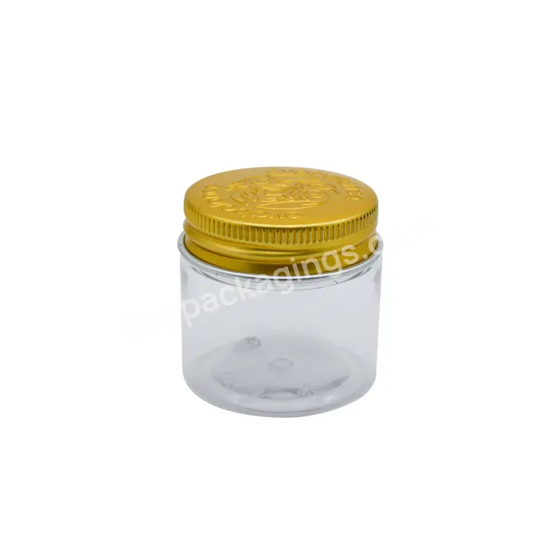 Plastic Cream Bottle With Steel Seal Aluminum Cover