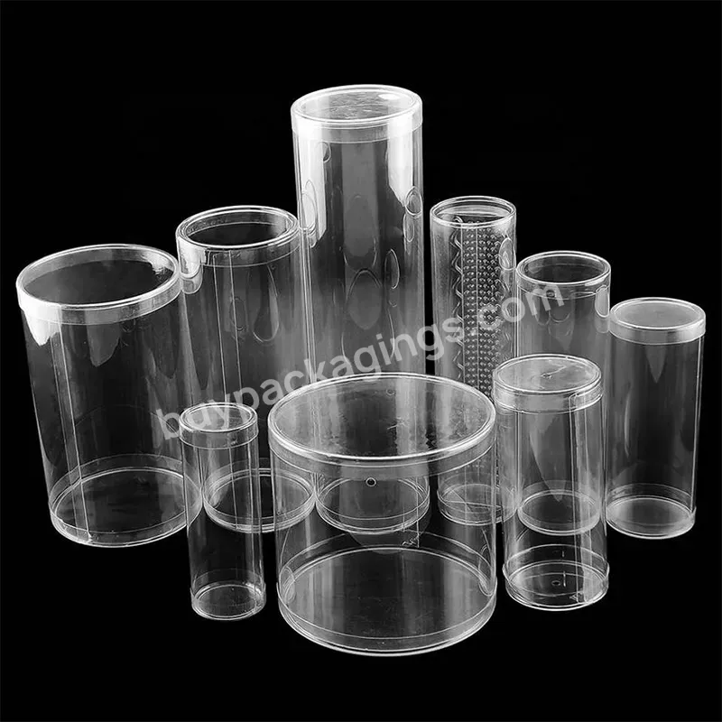 Plastic Custom Transparent Pet Pp Pvc Printing Packaging Tube Cylinder