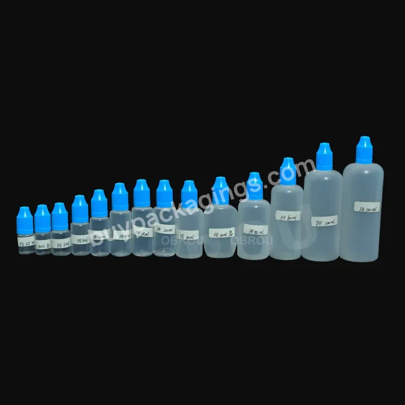 Plastic Dropper Bottles 5ml 10ml 15ml 20ml 30ml 50ml 60ml 100ml 120ml Empty Cosmetic Oil Bottles Squeeze Bottle With Dropper