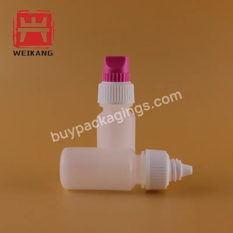 Plastic Eye Drop Bottle Manufacturer Mini Ldpe Liquid Medicine Eye Dropper Squeeze Bottle