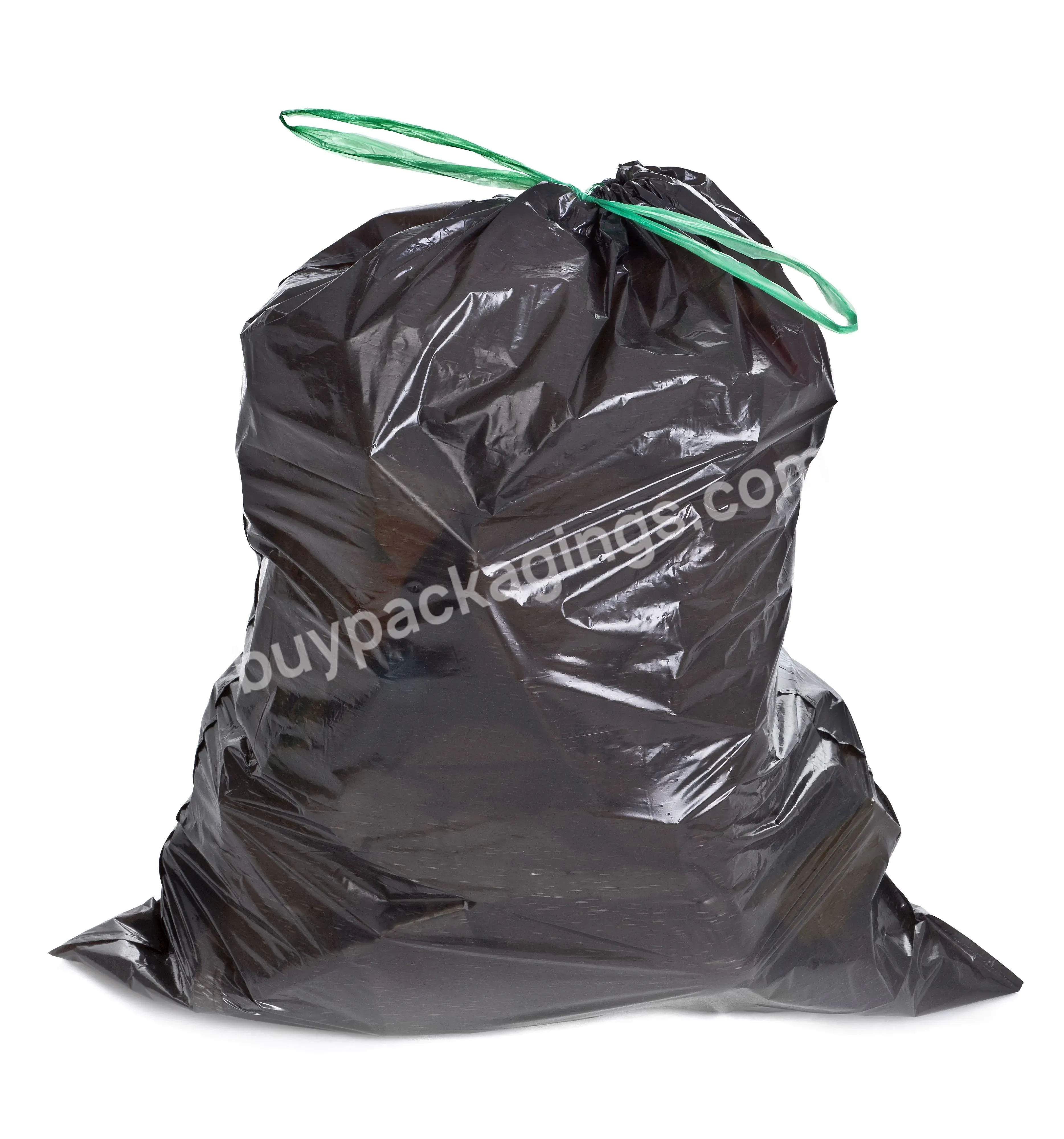 Plastic Garbage Bag,Drawstring Garbage Bag 30 Gallons For Outdoor