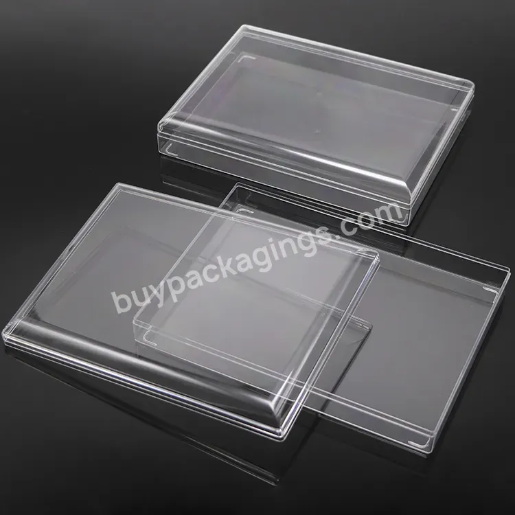 Plastic Gpps Cake Packaging Chocolate Box Candy Containers Biscuit Packaging Snacks Packaging Cake Box Cookie Box