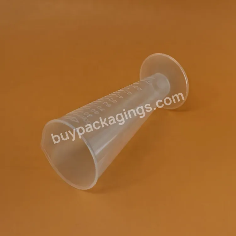 Plastic Graduated Cycinder Liquid Measuring Cup 30ml 50ml 100ml - Buy Graduated Cycinder Liquid Measuring Cup,100ml Measuring Cap,Lab Measuring Cups.