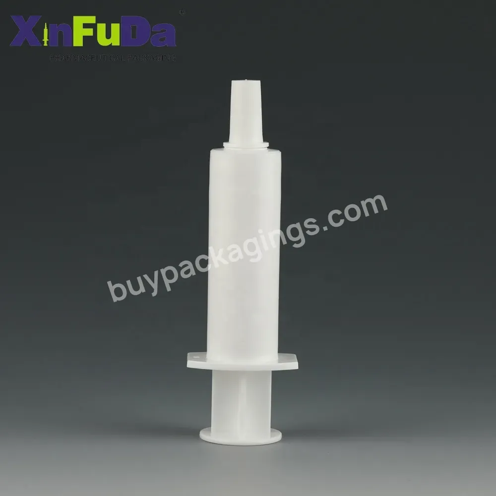 Plastic Hdpe Container Empty Food Syringe Custom Veterinary Injectors 20ml Feeding Syringes For Packaging Animal Pharmaceutical