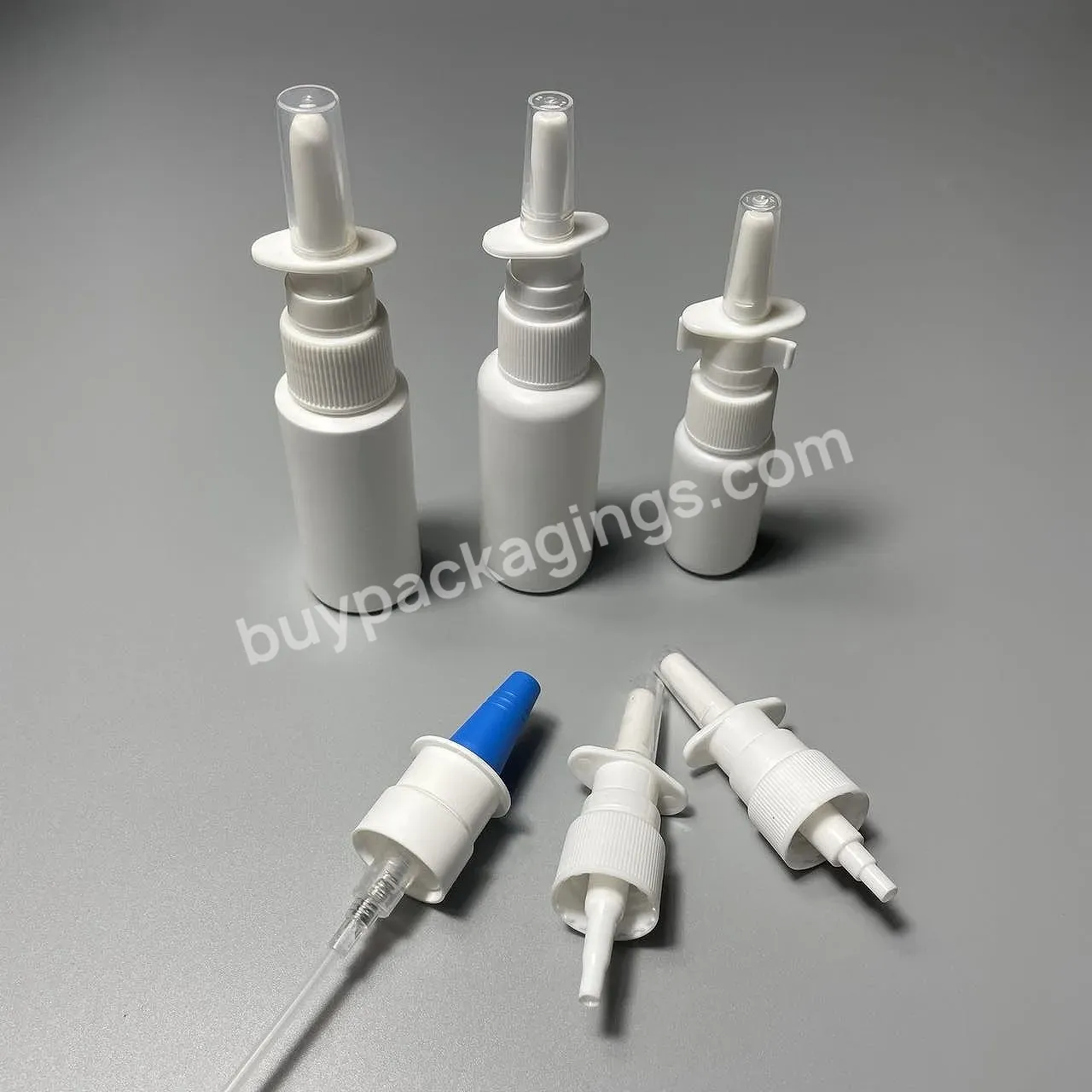 Plastic Hdpe Nasal Mist Spray Bottle Nasal Pump Spray Bottle Liquid Medicine Nasal Spray Bottle