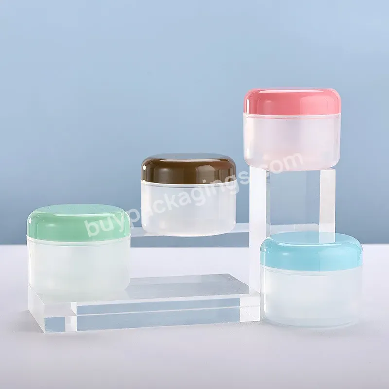 Plastic Matte Empty 100g Cosmetics Face Cream Plastic Jars