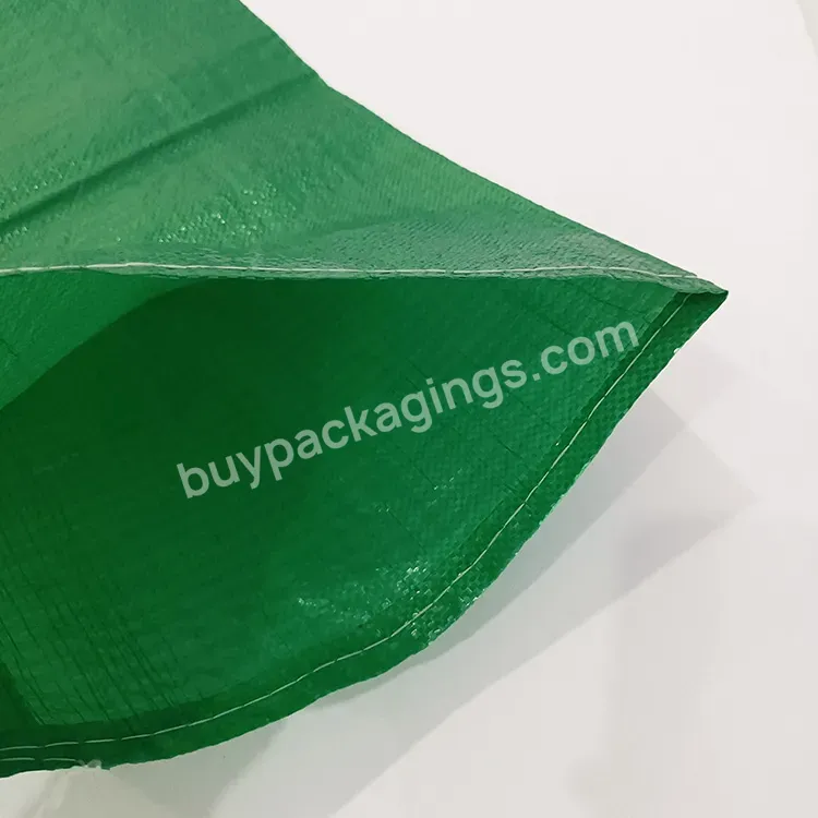 Plastic Mesh Bag Foreign Standard Size Laminated Pp Polypropylene Woven Heat Seal 25kg 50kg Rice Packing Bag