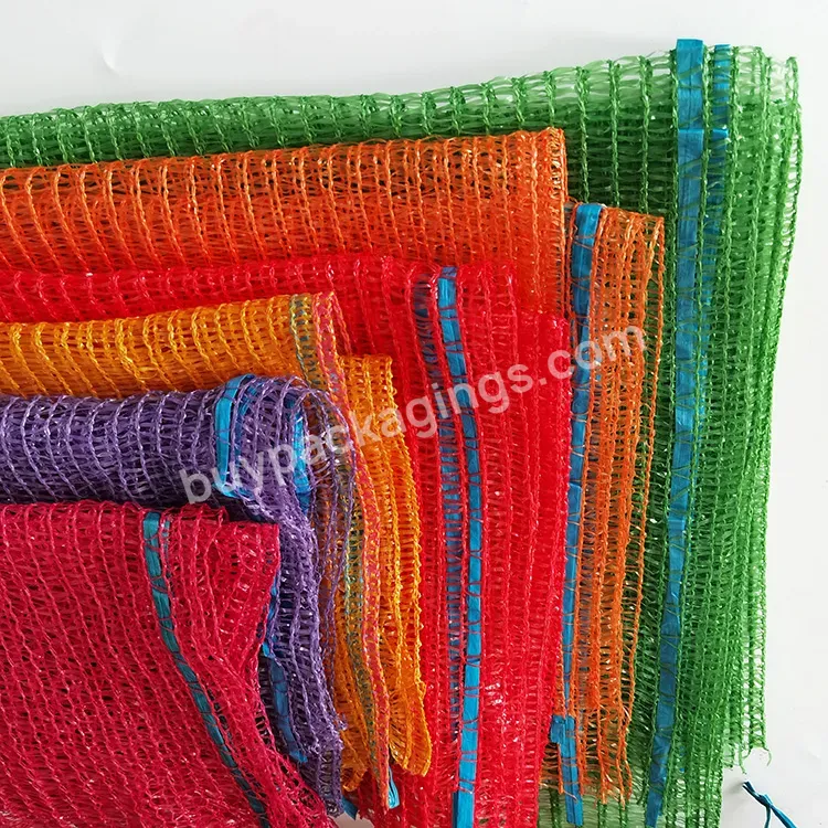 Plastic Mesh Fruit Tubular Net Bag Pe Monofilament Raschel Mesh Bag