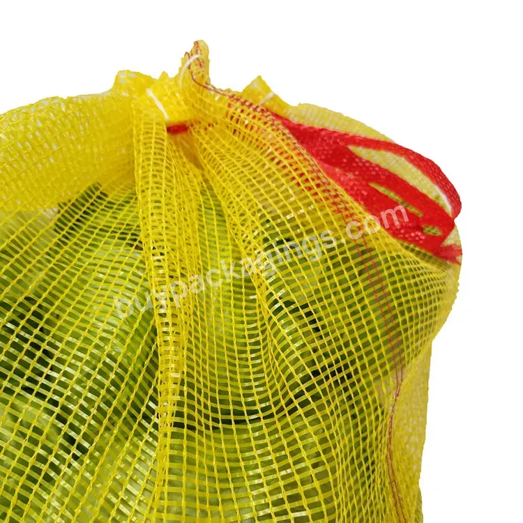 Plastic Mesh Pe Knitted Tubular Net Roll Mesh Bag For Orange Fruits Packaging