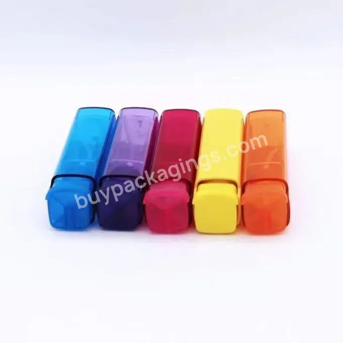 Plastic Mini Empty Refillable Makeup Cosmetic Essential Oils 10ml Square Spray Bottle