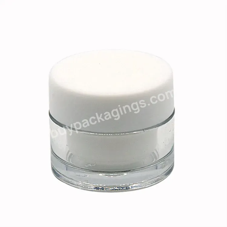 Plastic Mini Fancy Small Sample Jar Cosmetic Cream Jar 5g 10g