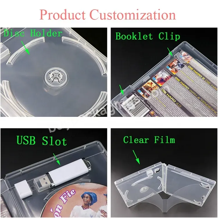 Plastic Mini Usb Flash Drive Storage Custom Silicone Usb Cover Multiple Dvd Case Usb Holder