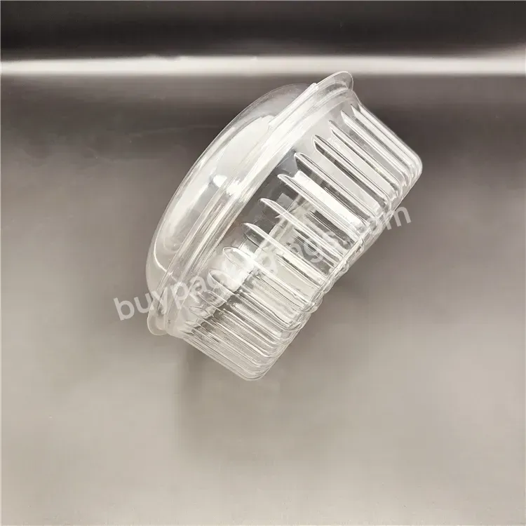 Plastic Mooncake Container Mini Cake Box Clear Plastic Bakery Cake Slice Containers Clear Round Cake Box