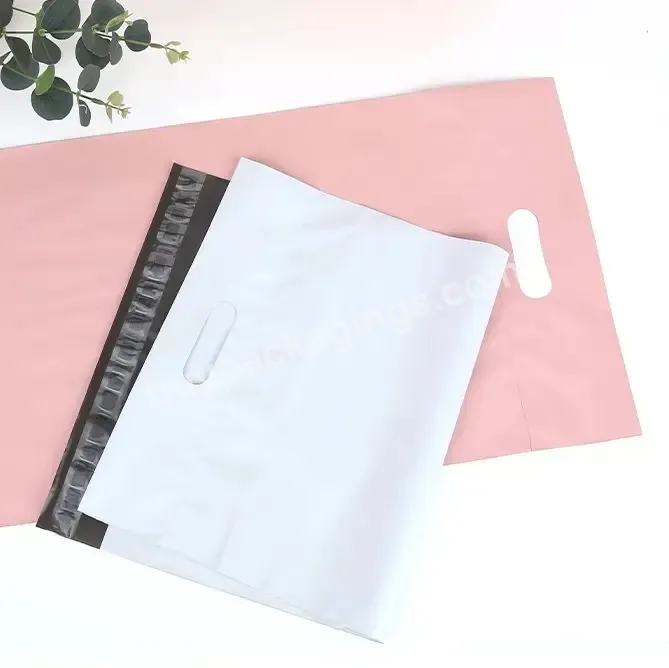 Plastic Packaging Mailing Bags With Handle Plastic Bags For Supermarket Large Thank You Air Shipping Package Bag Poly Mailers