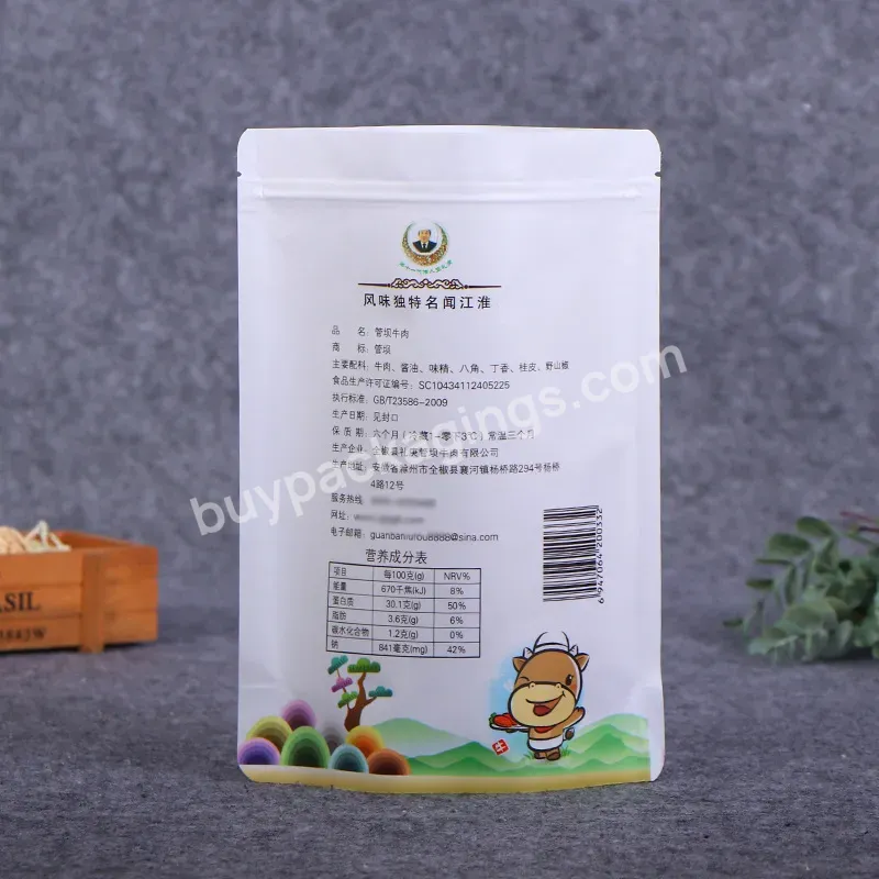 Plastic Packing Food Bag Factory Custom Printing Laminated Plastic Food Nut Packing Exotic Bags