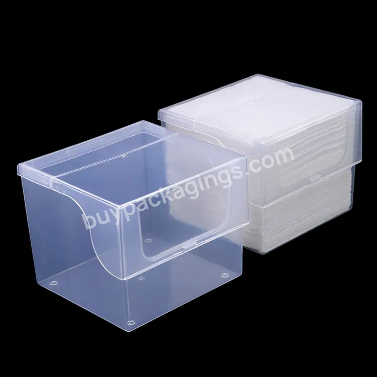 Plastic Packing Makeup Remover Cotton Pad Tissues Tampon Box Makeup Remover Pad Package Cotton Pad Holder Case