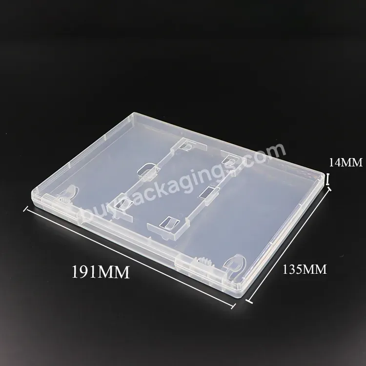 Plastic Packing Vector Card Protective Covers Sim Card Carrying Case Clear Business Name Card Boxes