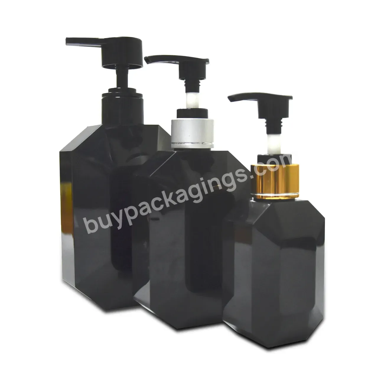 Plastic Petg 120ml 240ml 400ml Square Lotion Dispenser Bottle Shampoo Shower Gel Lotion Pump Bottle