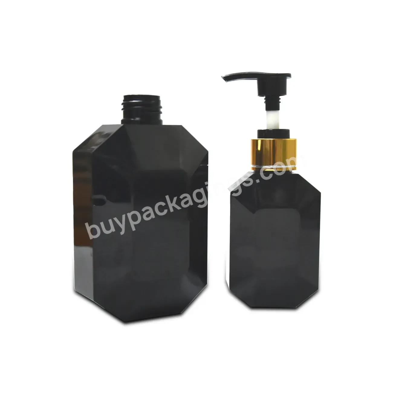 Plastic Petg 120ml 240ml 400ml Square Lotion Dispenser Bottle Shampoo Shower Gel Lotion Pump Bottle