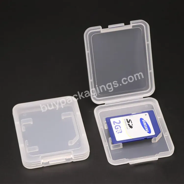 Plastic Portable Trading Card Storage Box Sf Cf Xqd Storage Box Sd Card Box For Sandisk Sony Nikon Micro Kingston