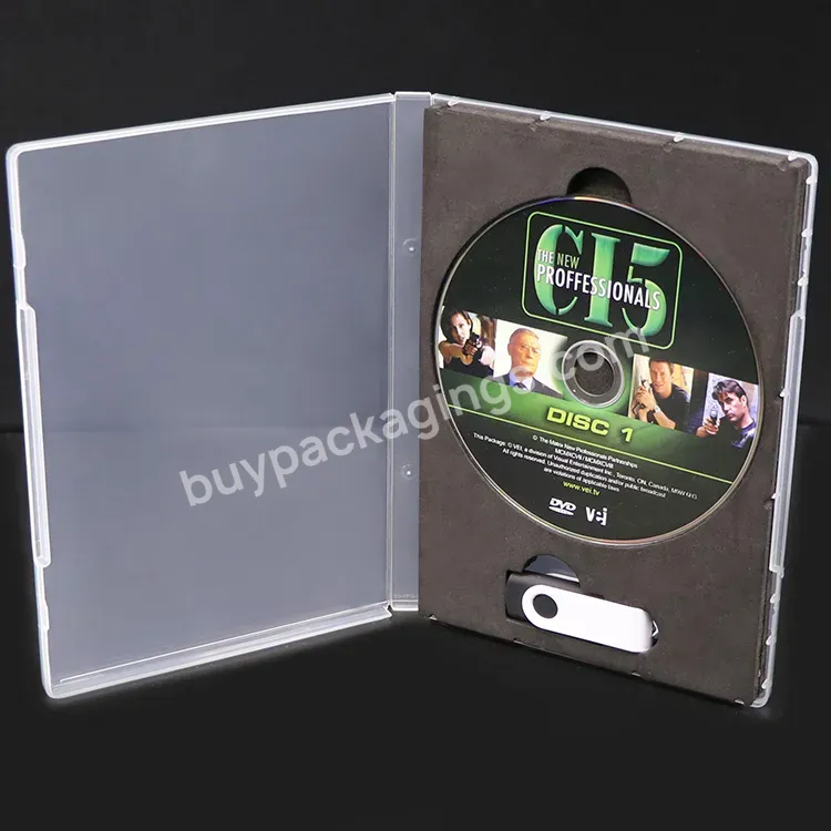 Plastic Pp Box Blank Cd Dvd Usb Holder Covers Cd Multifunctional Case