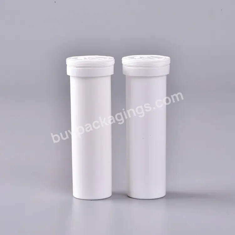 Plastic Pp Empty Moisture Proof Container 29*99 Size Effervescent Tablets Tube Effervescent Vitamin Plastic Bottle