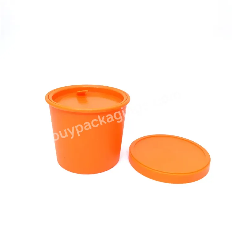 Plastic Pp Ice Cream Shape Body Scrub Empty Cosmetic Container 250g Cosmetics Jars For Body Butter