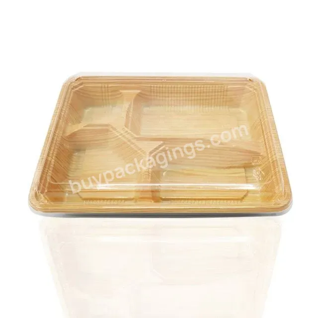 Plastic Pp Meal Prep Bento Lunch Box Microwave Safe Disposable Food Containers 4 Compartment Lunch Boxes With Logo