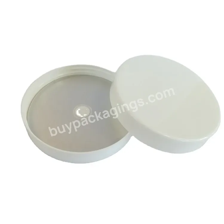 Plastic Pp Screw Cap With Pe Liner/aluminum Foil Vented Liner 89/400 Plastic Lid For Bottles Manufacture