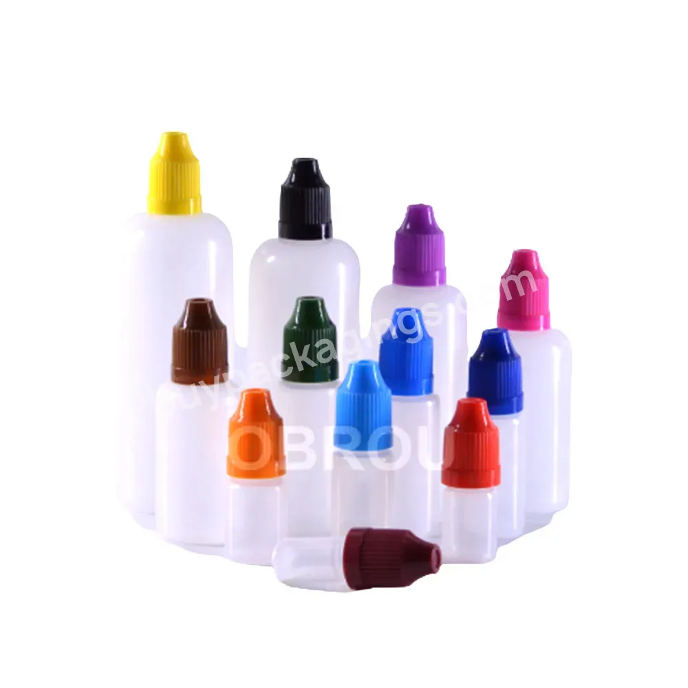 Plastic Squeeze Bottles 3ml 5ml 8ml 10ml 15ml 20ml 30ml 50ml 60ml 100ml 120ml Cosmetic Plastic Bottle With Childproof Cap