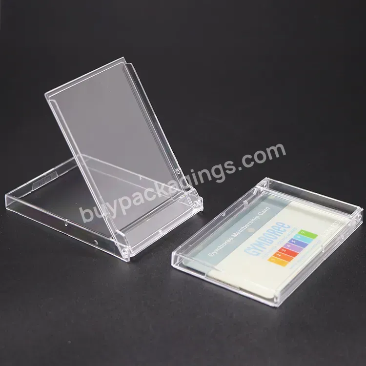 Plastic Storage Nano Sim Membership Unsealed Graded Card Slabs Clear Business Card Holder - Buy Business Card Holder,Graded Card Slab,Unsealed Graded Card Slabs.