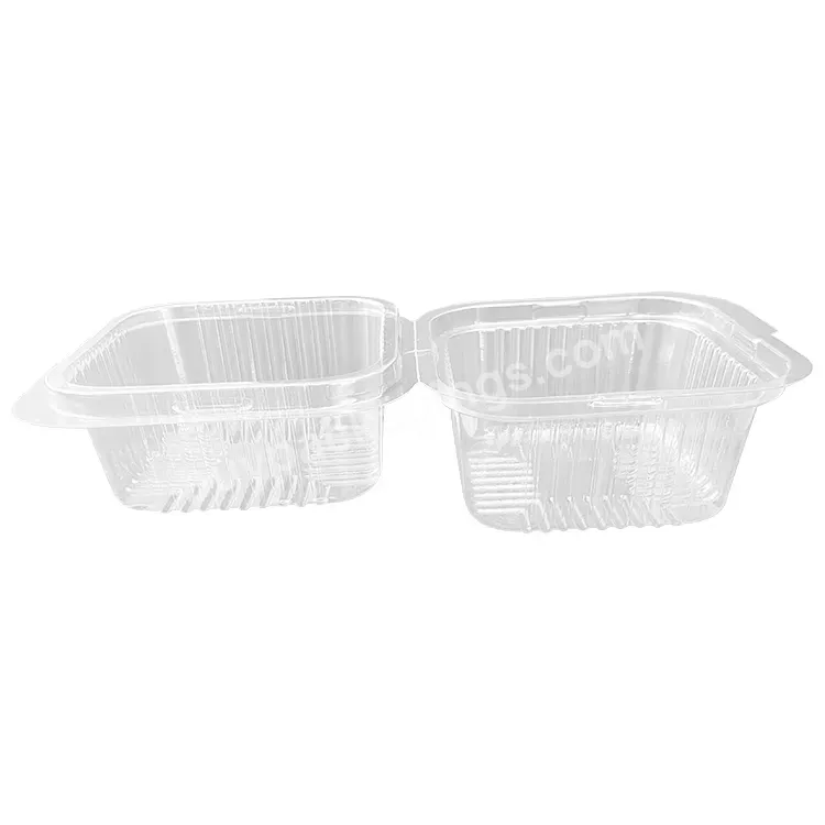 Plastic To Go Fast Food Clamshell Food Containers For Hamburg Nuts Kernels Snack