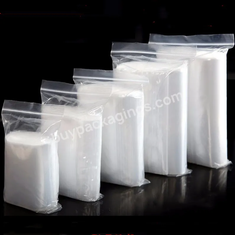 Plastic Tobacco Zipper Zip Lock Packaging Bag